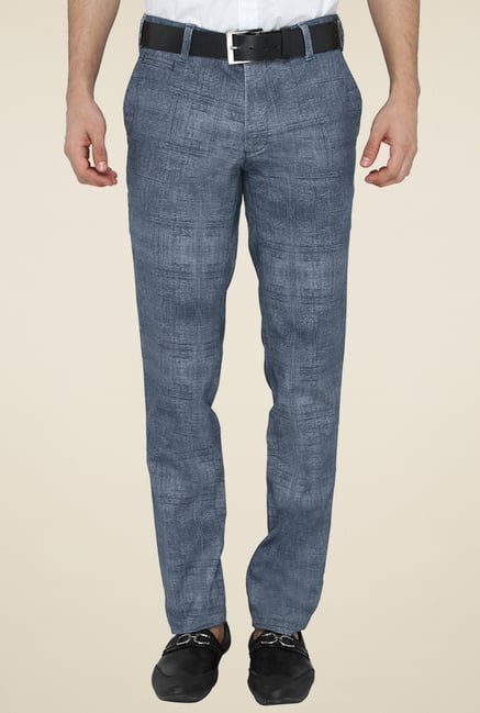 Jadeblue Stone Blue Mid Rise Chinos Jadeblue Stone Blue Mid Rise Chinos