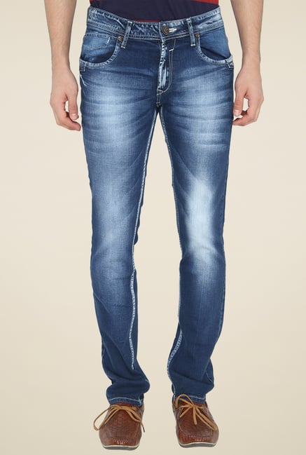 Greenfibre Blue Heavily Washed Jeans Greenfibre Blue Heavily Washed Jeans