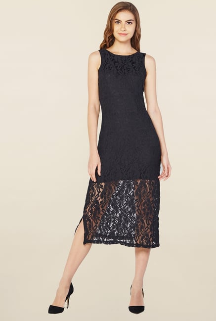 AND Black Lace Dress AND Black Lace Dress
