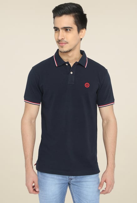 Greenfibre Dark Blue Polo T-Shirt Greenfibre Dark Blue Polo T-Shirt