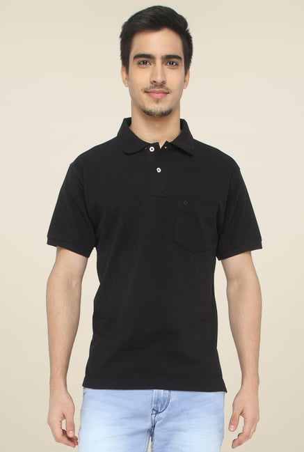 Greenfibre Black Half Sleeves T-Shirt Greenfibre Black Half Sleeves T-Shirt