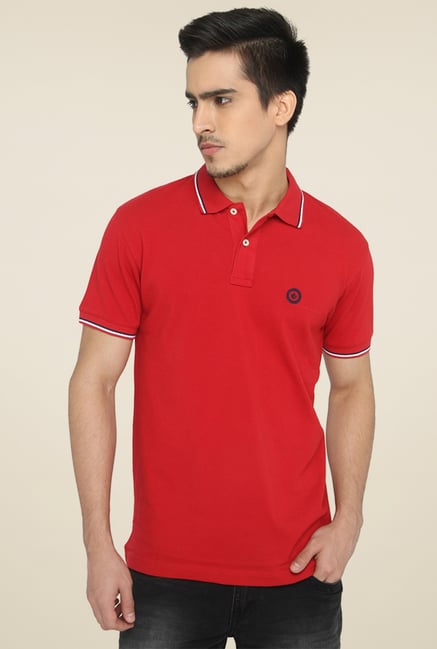 Greenfibre Red Regular Fit T-Shirt Greenfibre Red Regular Fit T-Shirt