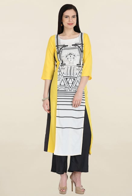 W White Printed Kurta W White Printed Kurta