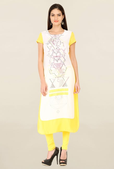 W White Printed Kurta W White Printed Kurta