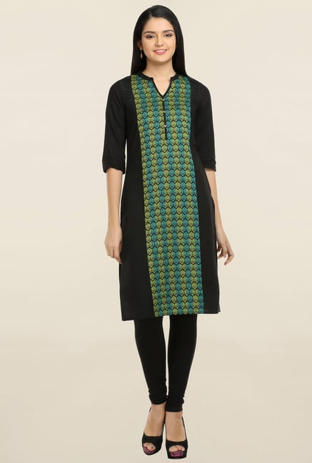 Aurelia Black Printed Kurta Aurelia Black Printed Kurta