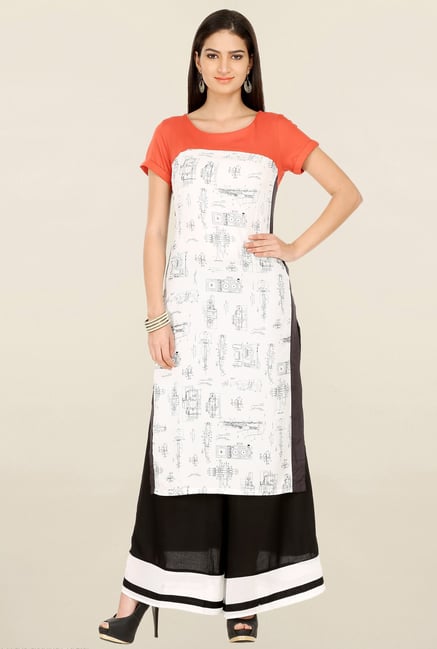 W White Printed Kurta W White Printed Kurta