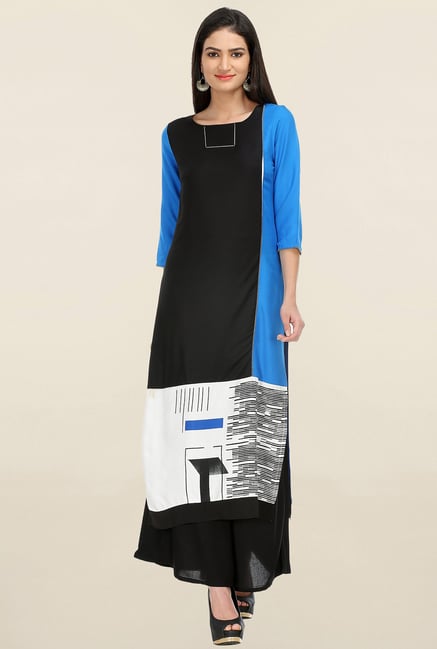 W Black Printed Kurta W Black Printed Kurta