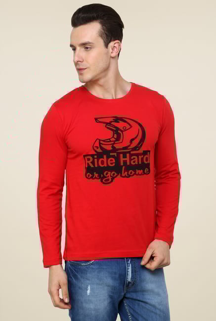 Rigo Red Slim Fit T-Shirt Rigo Red Slim Fit T-Shirt