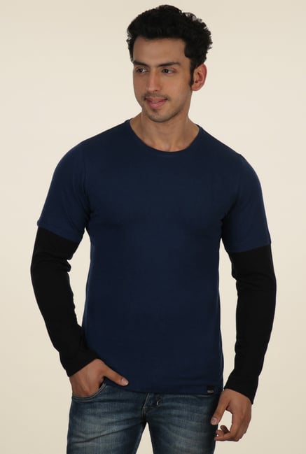 Rigo Navy Round Neck T-Shirt Rigo Navy Round Neck T-Shirt