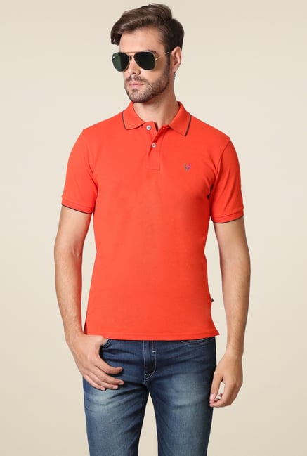 Allen Solly Coral Regular Fit T-Shirt Allen Solly Coral Regular Fit T-Shirt