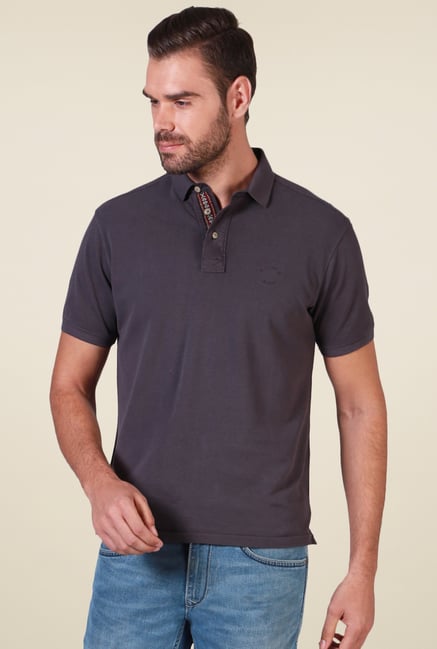 Allen Solly Mauve Regular Fit Polo T-Shirt Allen Solly Mauve Regular Fit Polo T-Shirt