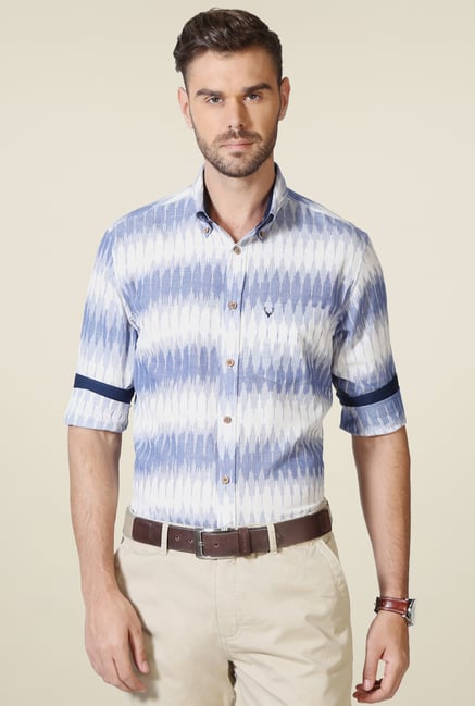 Allen Solly White Button Down Collar Shirt Allen Solly White Button Down Collar Shirt