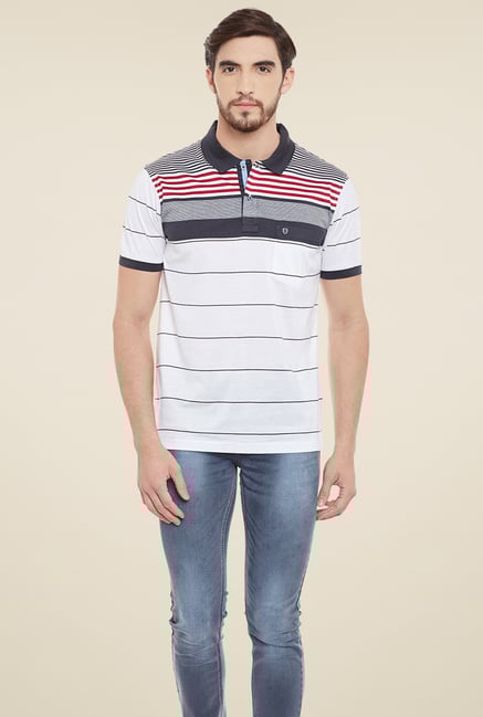 Duke White Half Sleeves Polo T-Shirt Duke White Half Sleeves Polo T-Shirt