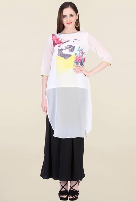 W White Printed Kurta W White Printed Kurta
