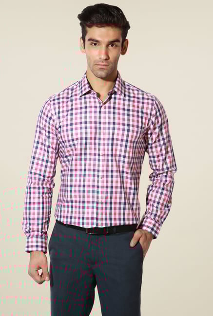 Van Heusen Multicolor Full Sleeves Cotton Shirt Van Heusen Multicolor Full Sleeves Cotton Shirt