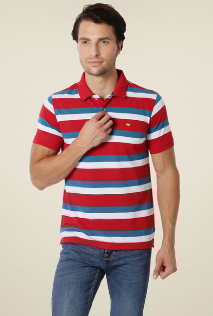 Peter England Red Slim Fit T-Shirt Peter England Red Slim Fit T-Shirt