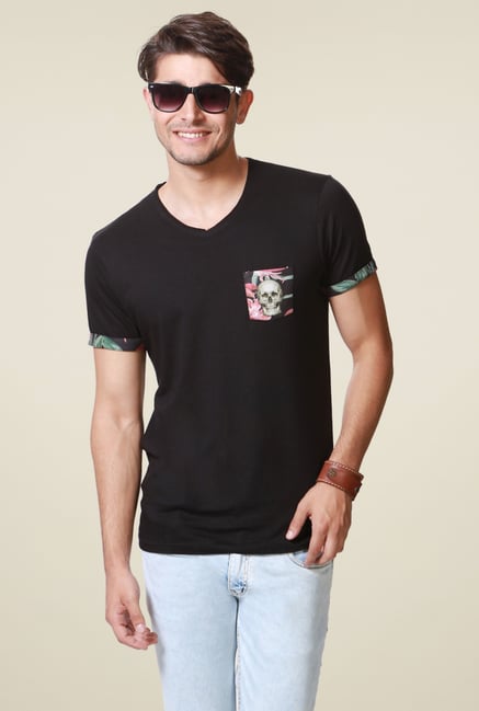 People Black Regular Fit T-Shirt People Black Regular Fit T-Shirt