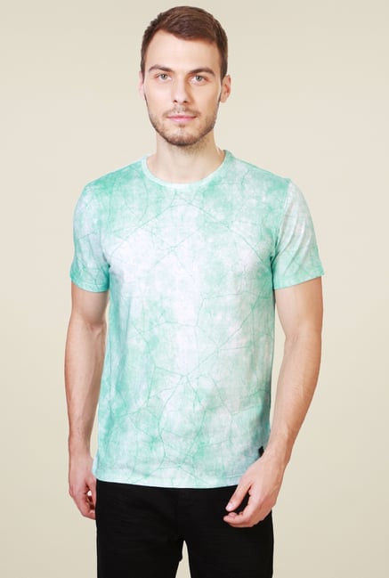 Van Heusen White Crew Neck Printed T-Shirt Van Heusen White Crew Neck Printed T-Shirt