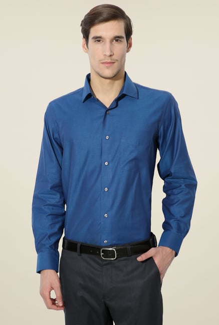 Van Heusen Ink Blue Comfort Fit Shirt Van Heusen Ink Blue Comfort Fit Shirt