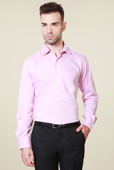 Van Heusen Pink Cotton Shirt Van Heusen Pink Cotton Shirt