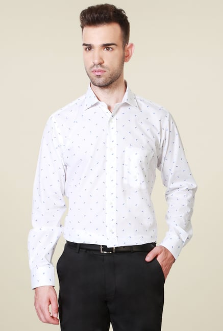 Van Heusen White Comfort Fit Cotton Shirt Van Heusen White Comfort Fit Cotton Shirt