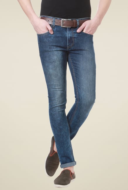 People Dark Blue Slim Fit Jeans People Dark Blue Slim Fit Jeans