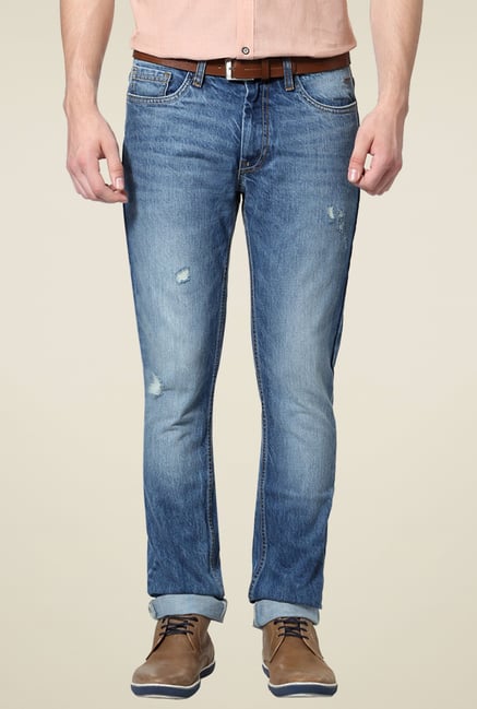 Van Heusen Blue Comfort Fit Cotton Jeans Van Heusen Blue Comfort Fit Cotton Jeans