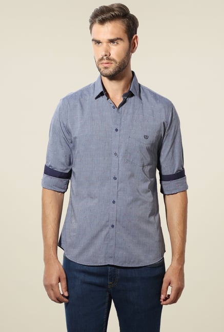 Van Heusen Grey Slim Fit Shirt Van Heusen Grey Slim Fit Shirt
