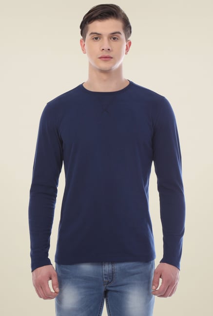 Van Heusen Navy Regular Fit Crew Neck T-Shirt Van Heusen Navy Regular Fit Crew Neck T-Shirt