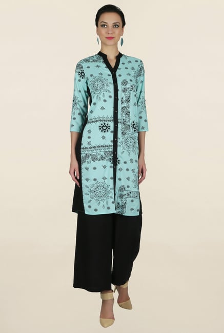 Juniper Mint Printed Kurta Juniper Mint Printed Kurta