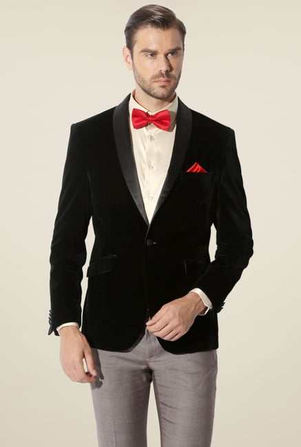 Van Heusen Black Slim Fit Blazer Van Heusen Black Slim Fit Blazer