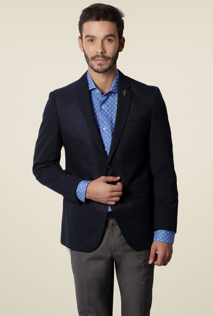 Van Heusen Navy Ultra Slim Fit Blazer Van Heusen Navy Ultra Slim Fit Blazer