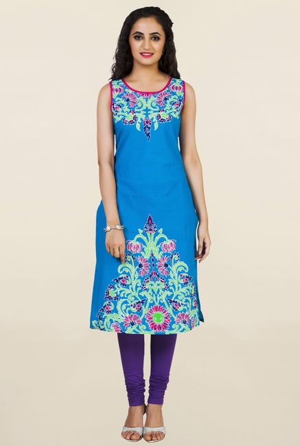 Aurelia Blue Printed Kurta Aurelia Blue Printed Kurta