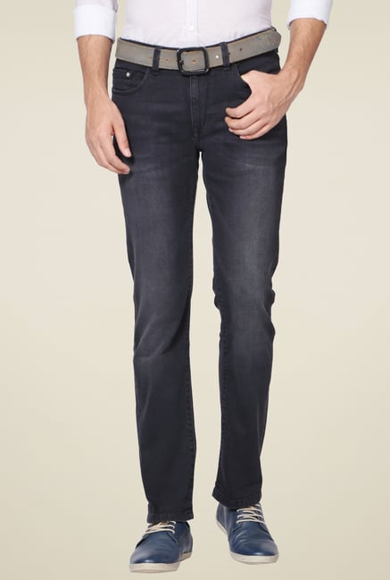 Allen Solly Dark Grey Slim Fit Jeans Allen Solly Dark Grey Slim Fit Jeans