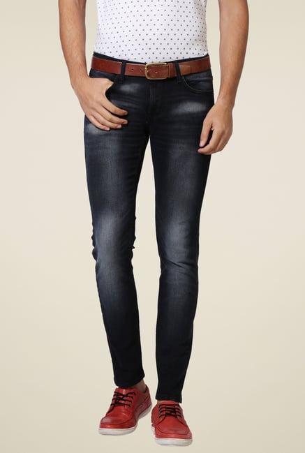 Allen Solly Black Stone Washed Jeans Allen Solly Black Stone Washed Jeans