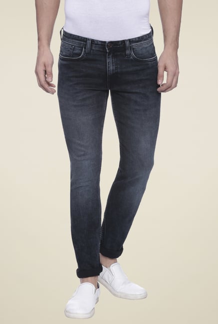 Allen Solly Charcoal Mid Rise Jeans Allen Solly Charcoal Mid Rise Jeans