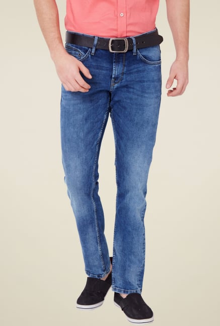 Allen Solly Blue Mid Rise Jeans Allen Solly Blue Mid Rise Jeans