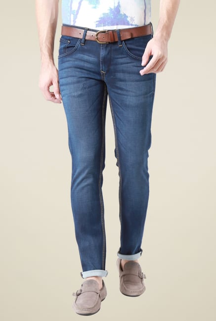 Allen Solly Dark Blue Mid Rise Ultra Slim Fit Jeans Allen Solly Dark Blue Mid Rise Ultra Slim Fit Jeans