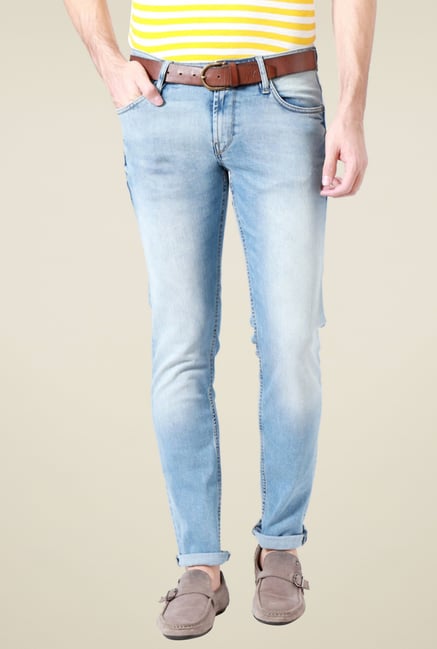 Allen Solly Light Blue Ultra Slim Fit Jeans Allen Solly Light Blue Ultra Slim Fit Jeans