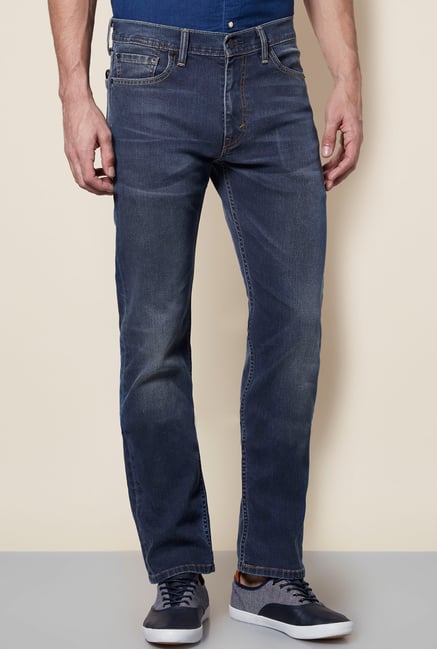 Levi's 513 Denim Blue Straight Fit Jeans Levi's 513 Denim Blue Straight Fit Jeans