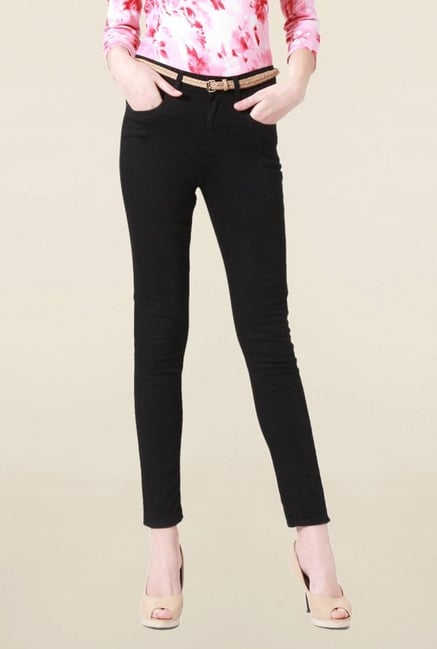 Solly By Allen Solly Black Dark Rinse Jeans Solly By Allen Solly Black Dark Rinse Jeans