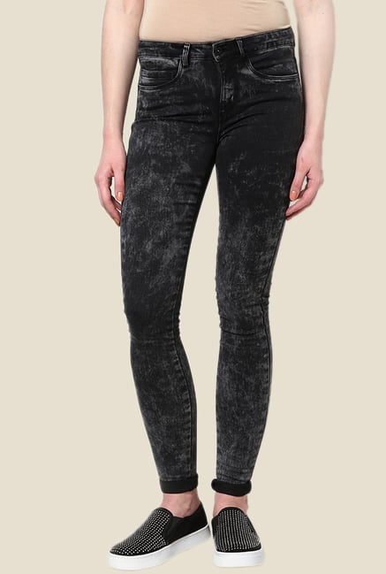 Only Black Acid Wash Jeans Only Black Acid Wash Jeans