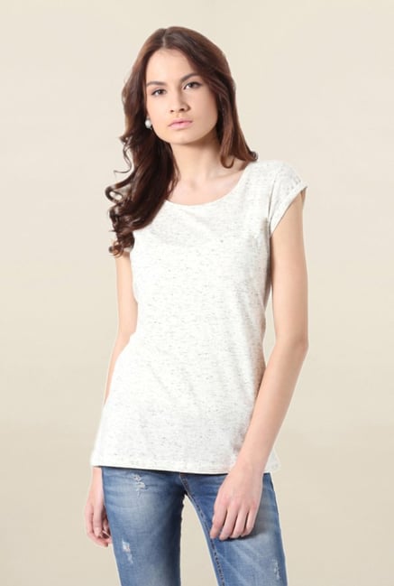 People Cream Printed Top People Cream Printed Top