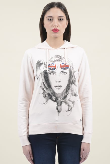 Pepe Jeans Light Pink Slim Fit Sweatshirt Pepe Jeans Light Pink Slim Fit Sweatshirt