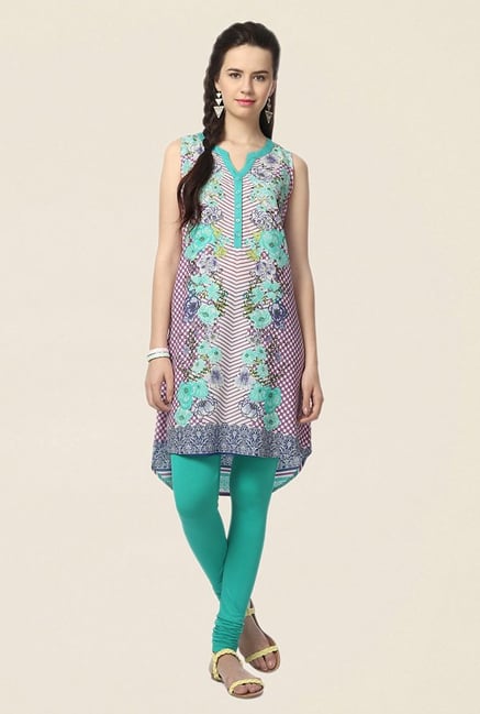 People Purple Printed Kurta People Purple Printed Kurta