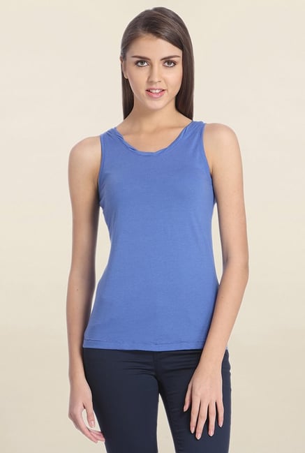 Only Blue Textured Top Only Blue Textured Top