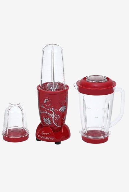 Wonderchef Nutri-blend 400 W 3 Jars Juicer Mixer Grinder (Red) Wonderchef Nutri-blend 400 W 3 Jars Juicer Mixer Grinder (Red)