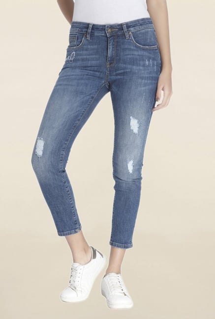 Vero Moda Blue Slim Fit Low Rise Jeans Vero Moda Blue Slim Fit Low Rise Jeans