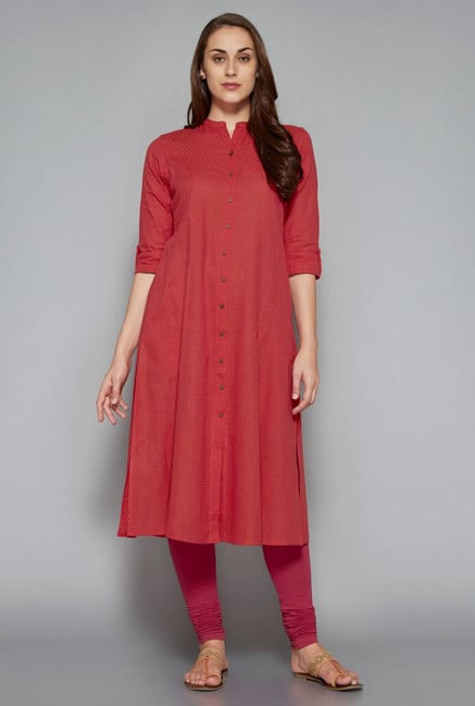 Utsa by Westside Rust Textured Kurta Utsa by Westside Rust Textured Kurta