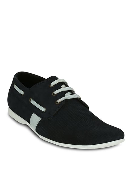 Get Glamr Oman Navy & White Boat Shoes Get Glamr Oman Navy & White Boat Shoes